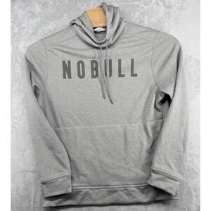 NOBULL Performance Hoodie‎ Gray Training Fitness Gym CrossFit Size L 22x27 READ